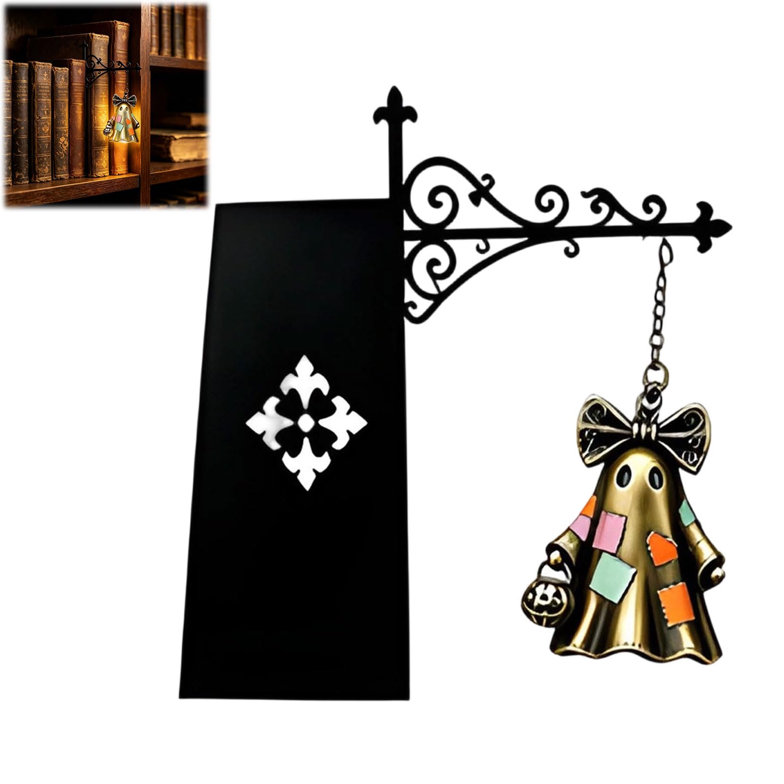 Bookshelf Lantern Library LED Lantern-Decorative Bookshelf Lighting (#11)