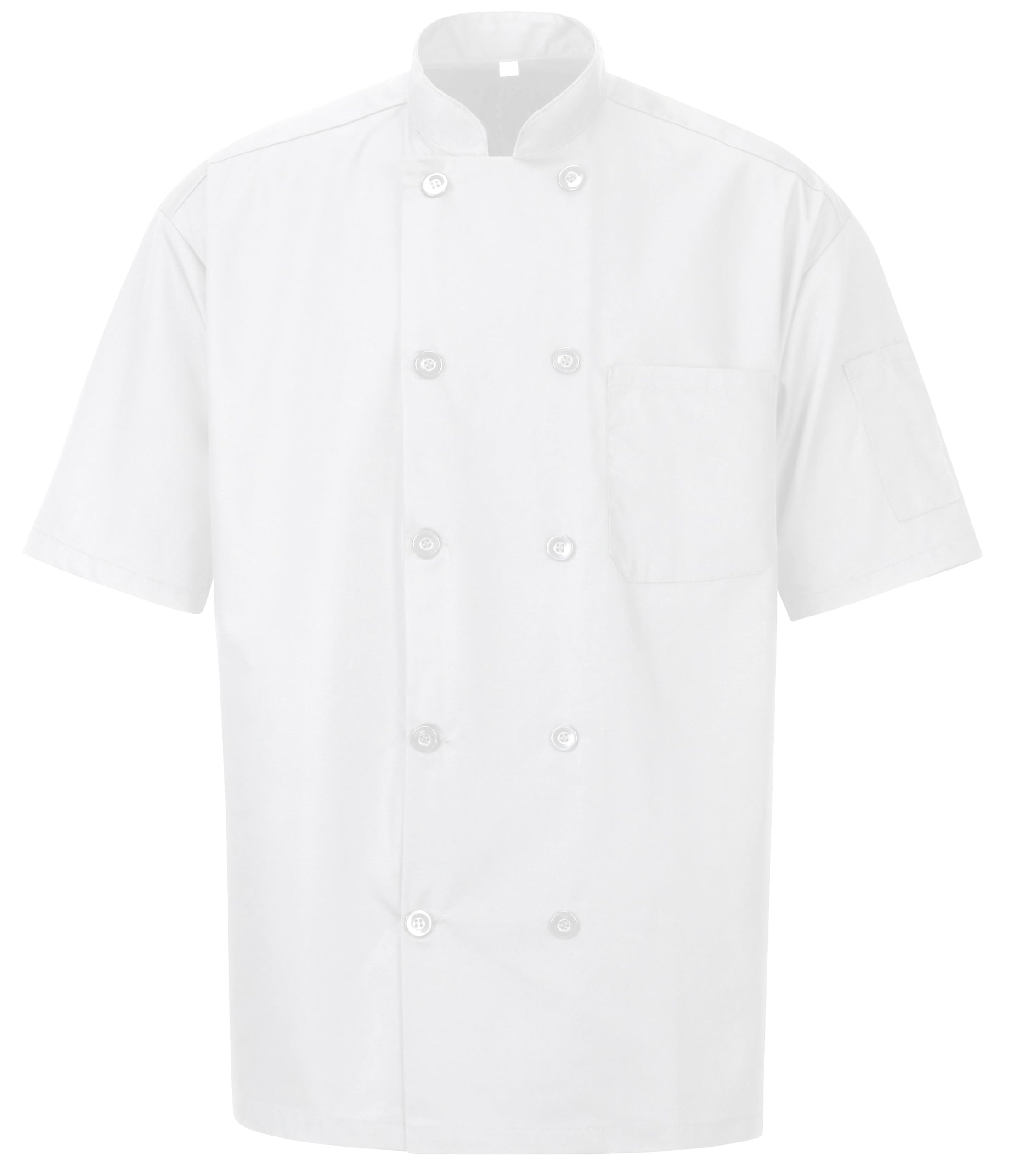 Ousafeve Unisex Chef Coat for Men Women Short Sleeve