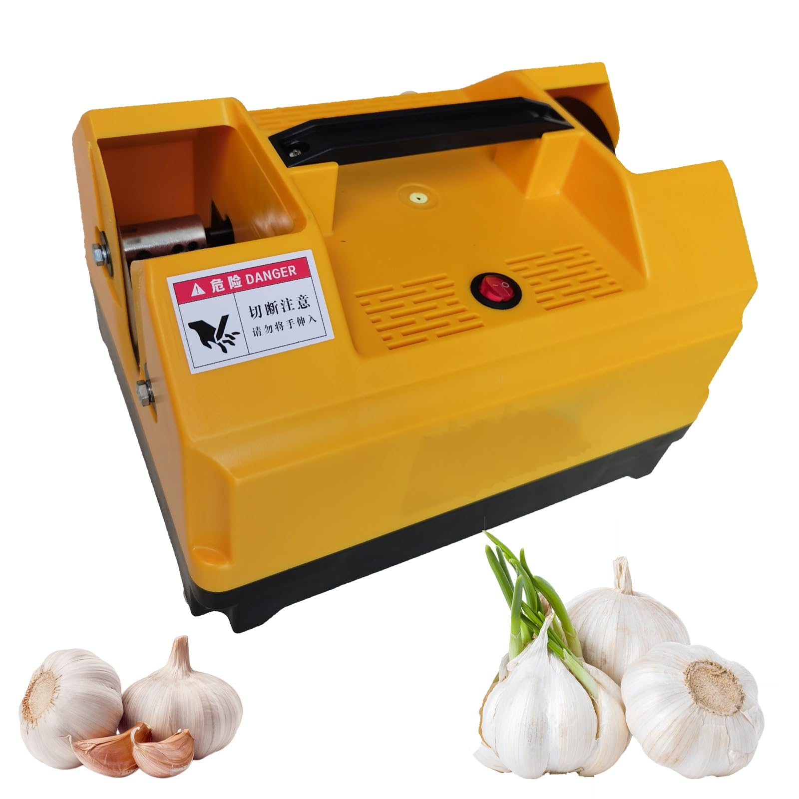 Tagliaglio elettrico a doppia testa, per rimuovere le code di aglio, taglia-radici per aglio e cipolla, strumento efficiente per la preparazione di verdure, gadget da cucina facile da usare