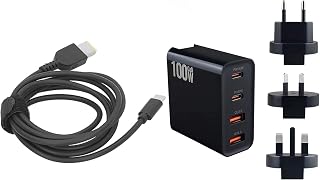 100W GaN 4-Ports USB Type C Wall Charger | QC3.0 Fast Charging | Type C Charger for Laptop, Notebooks | Charge 2* Laptops ... Price In India