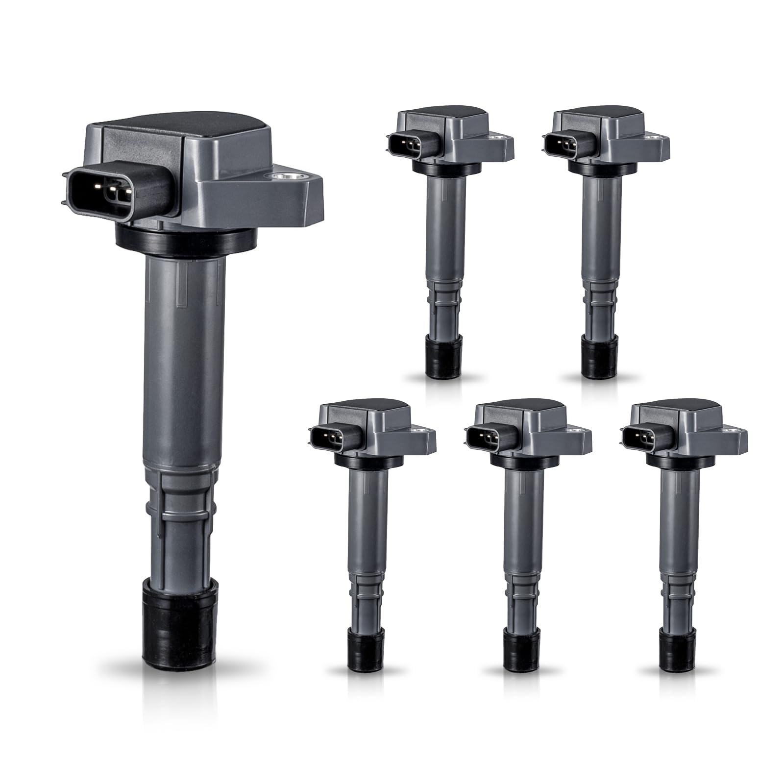 ENA Set of 6 Ignition Coil Pack 3.5L 3.7L V6 2001 2002 2003 2004 2005 2006 2007 2008 2009 Compatible with Honda Acura Saturn Pilot Ridgeline Accord MDX EL Vue Coils for UF400 UF512 UF307 C1460