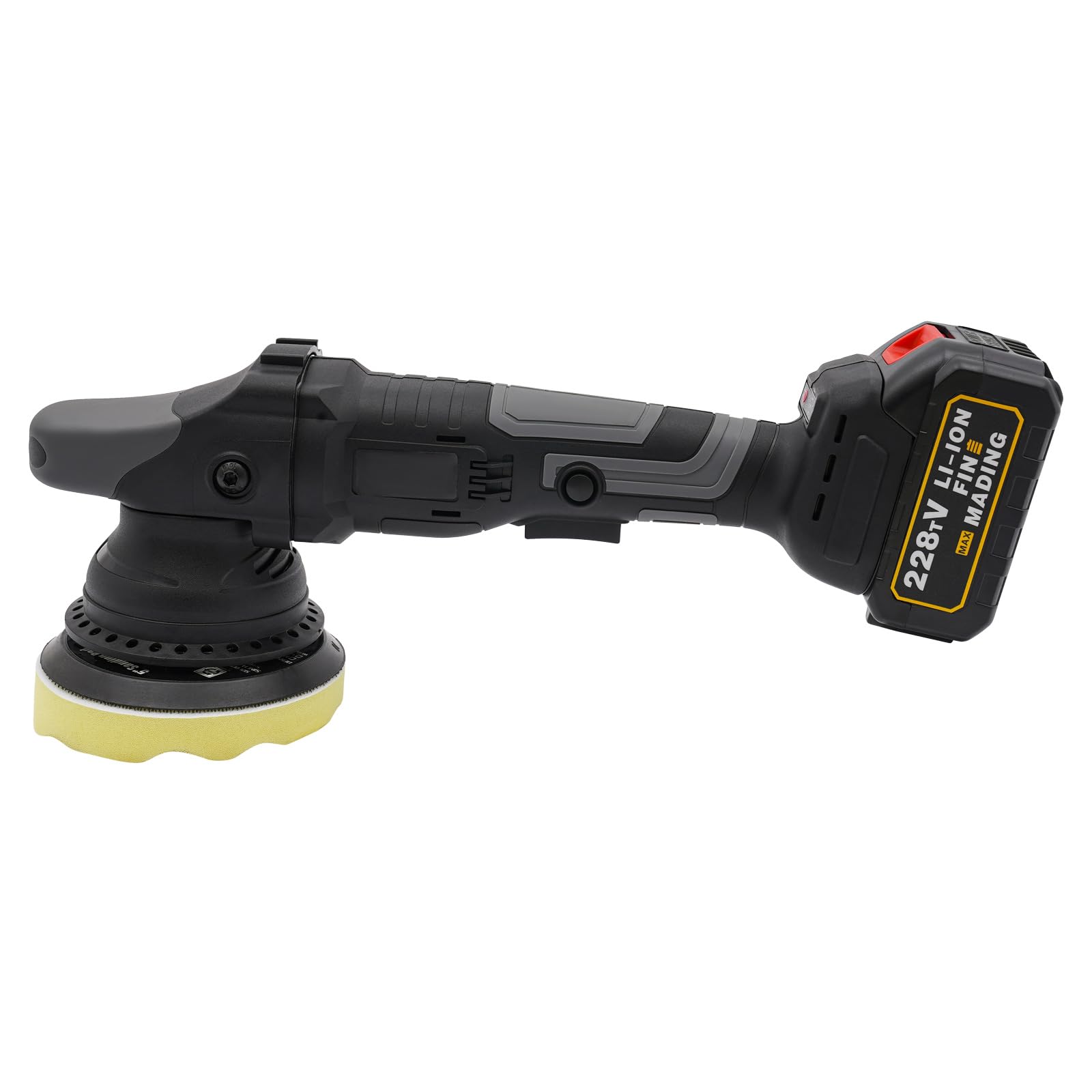 Lucidatrice per auto, senza spazzole, motore in rame, lucidatrice a batteria, lucidatrice eccentrica, lucidatrice eccentrica, lucidatrice a batteria, 3 marce, 21 V, lucidatrice per auto, 2000/4000