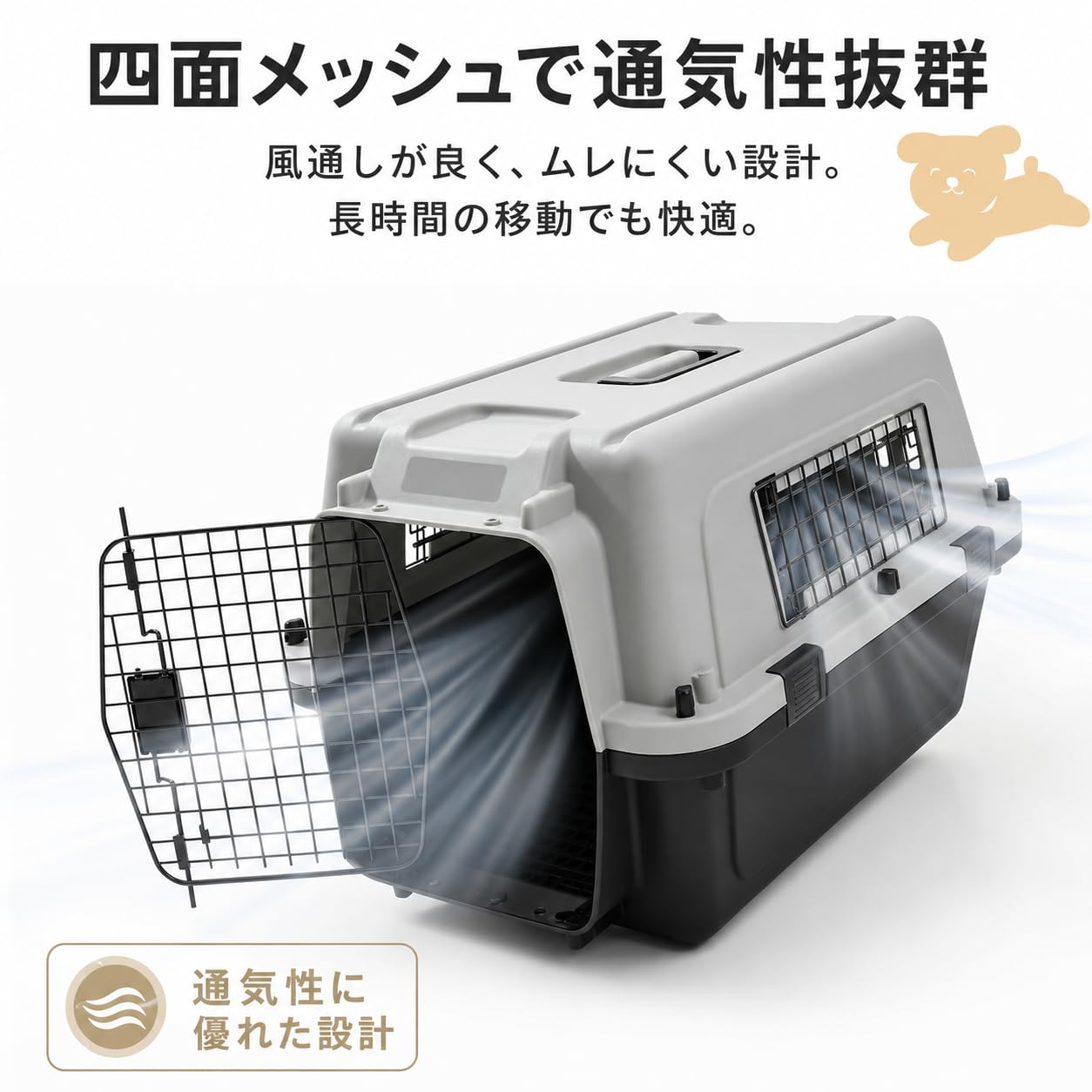 Amazon | 牧小苫＼msmr ペットキャリー IATA基準対応 航空対応
