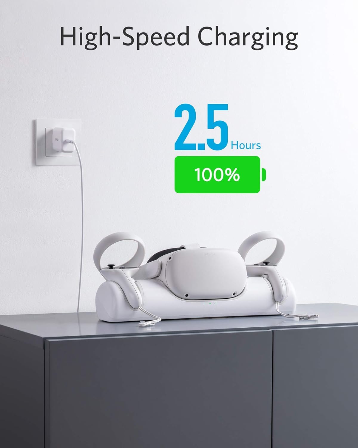 Amazon.com: Anker Charging Dock for Oculus Quest 2 – VR Headset