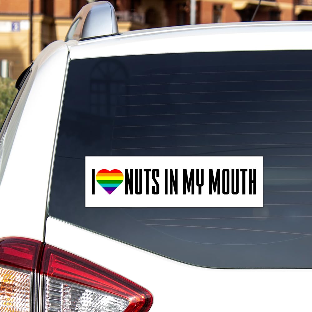 I Love Cruising For Gay Sex Prank Mates Car Joke Pride Decal Car Window Bumper E - Foto 4