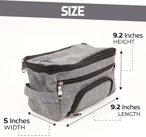 Miniatura 7 de fjackets Neceser de viaje imprescindible para hombre, organizador de baño y kit de viaje, artículos esenciales de viaje en avión, artículos