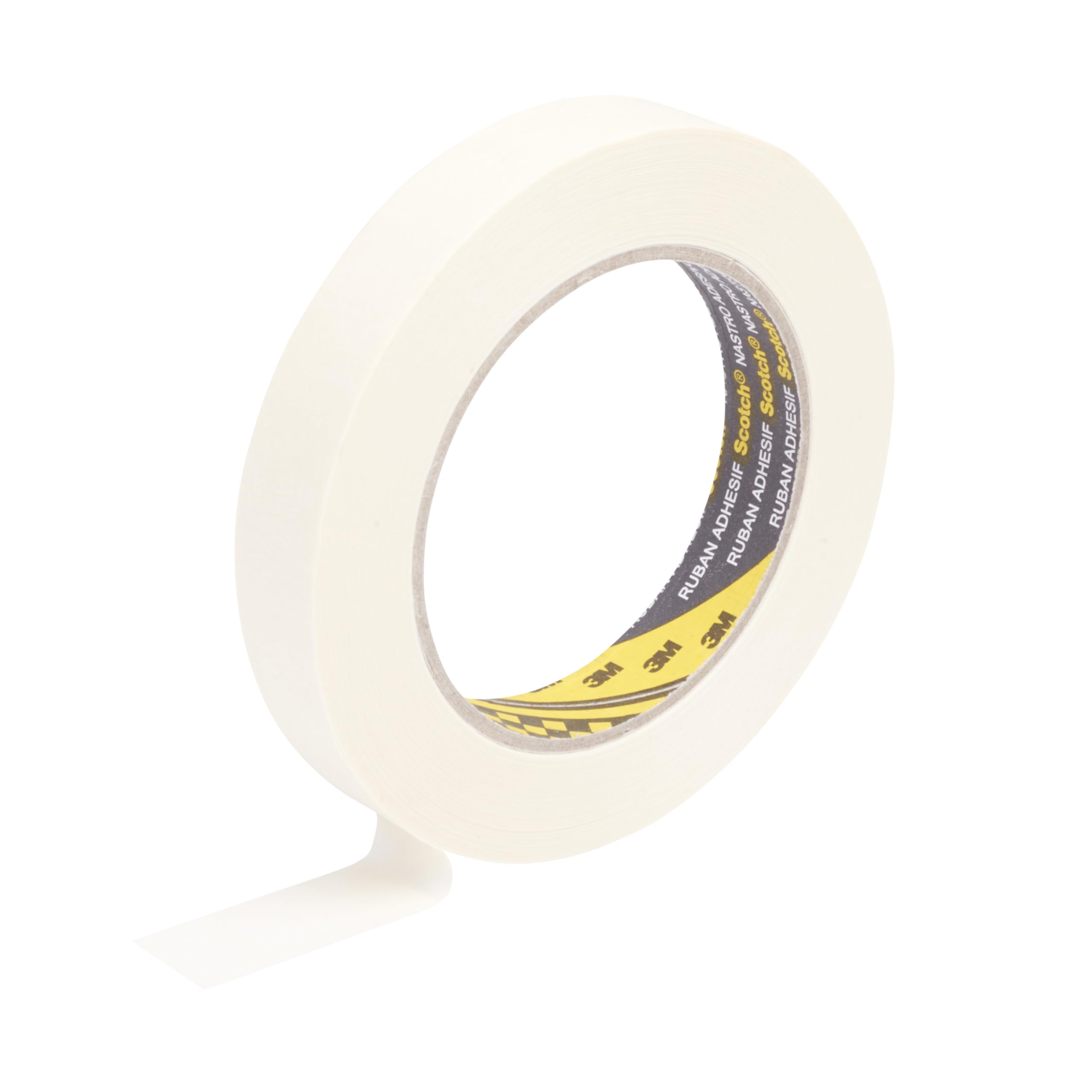 3M Scotch Masking Tape 2328, Beige, 18 mm x 50 m, 06304, 12 Rolls