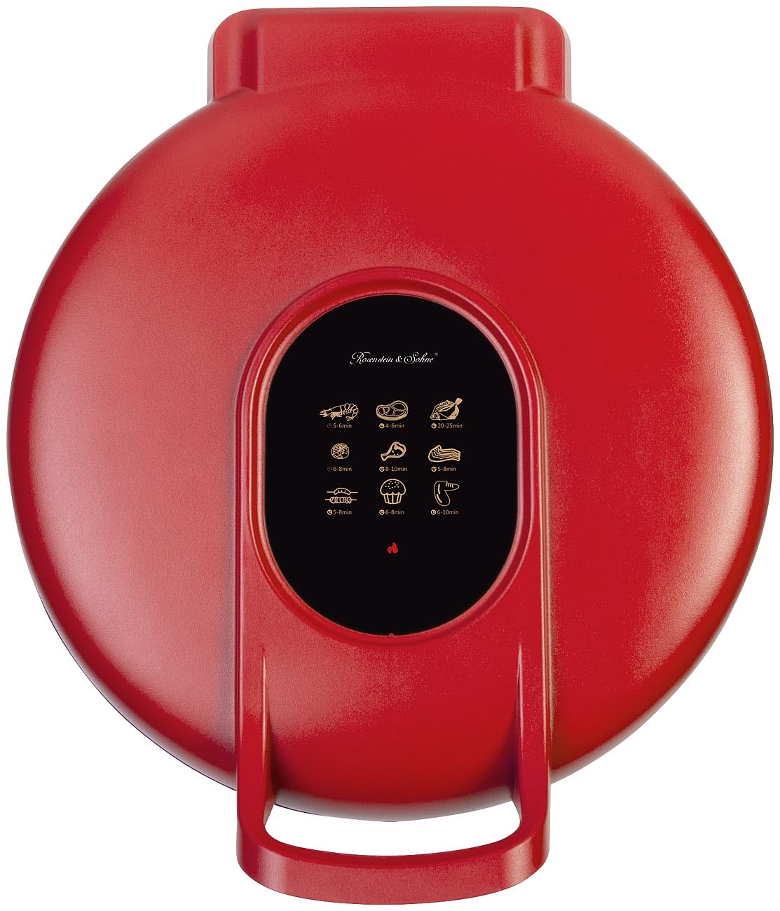 Rosenstein & Söhne Backofen: 2er-Set Pizza-Maker, 180 °C, Ober-/Unterhitze, Pizza mit Ø 27 cm (Pizzapfanne, Pfannen elektrisch, Grill)