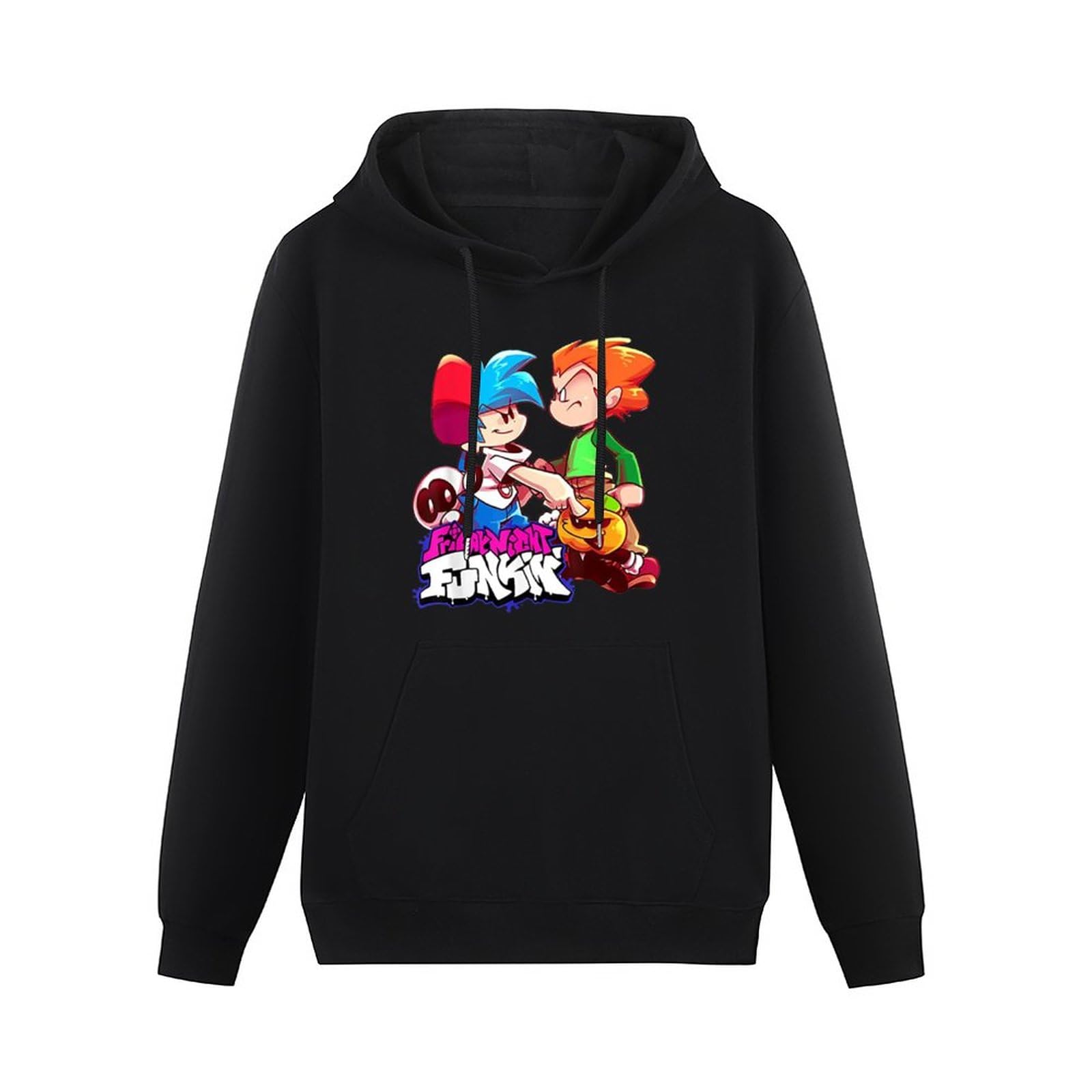 algem Johnnie Friday Night Funkin Boyfriend and Pico Hoody Size S Black