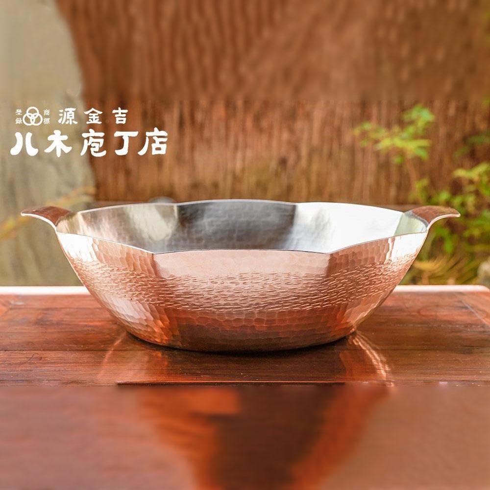 Amazon | 八木庖丁店 手打ち銅製 八角水煮鍋(尺) | ノーブランド品