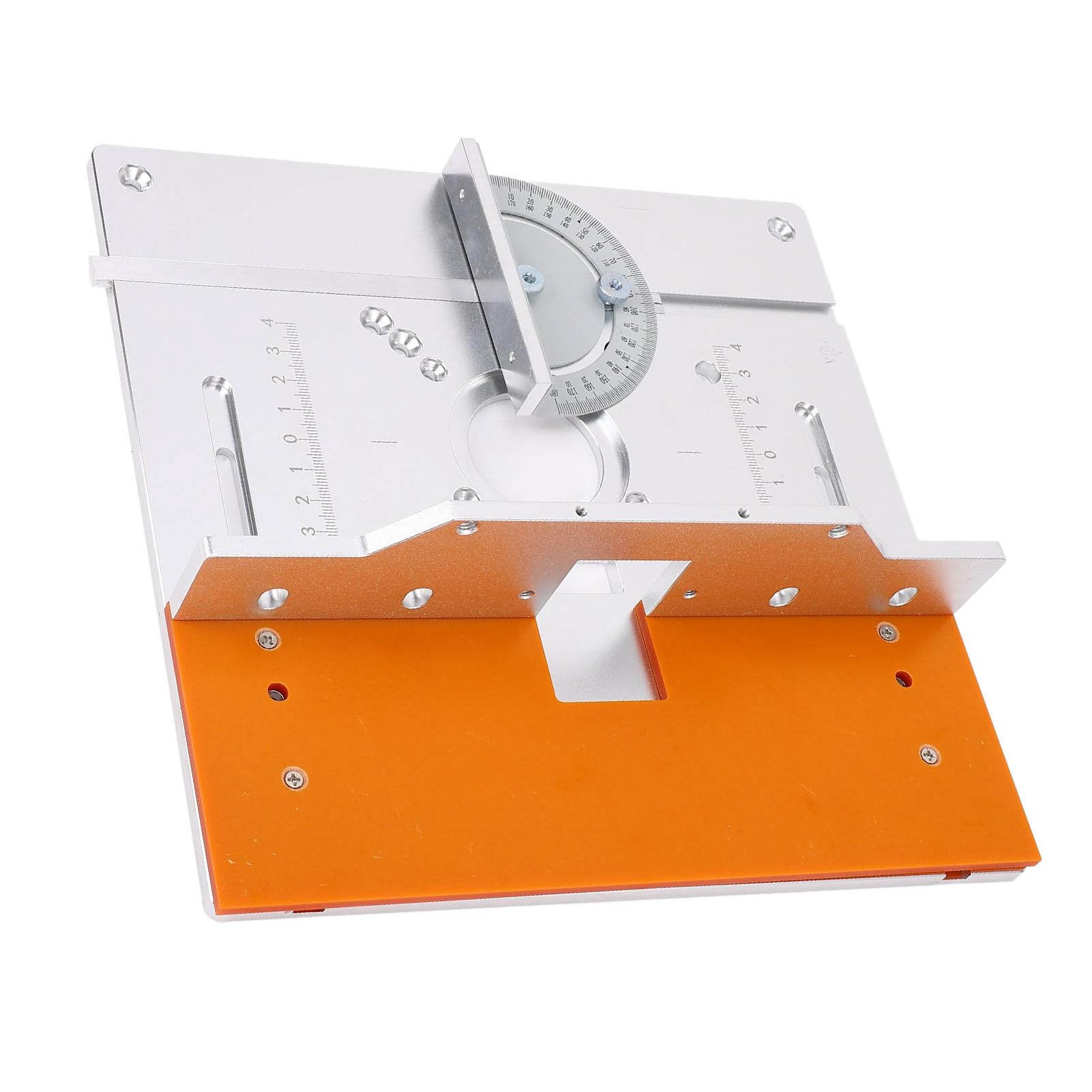 Placa de Mesa Enrutadora, Diseño de Aluminio Duradero para Máquina Recortadora, Adecuada para Proyectos Domésticos de Carpinteros
