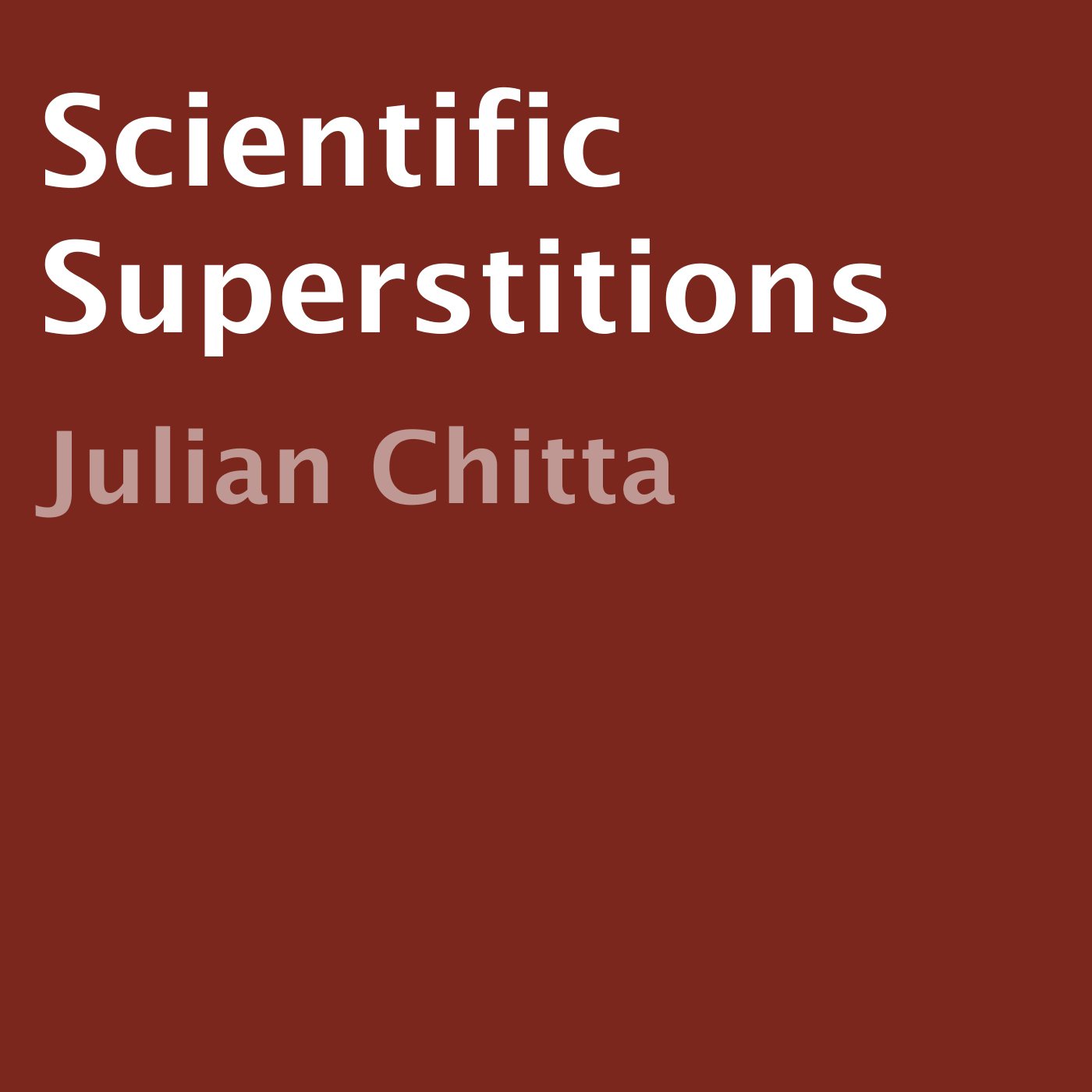 Cover art for Scientific Superstitions