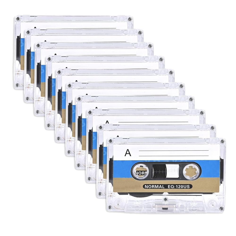 5 Audiocassette Vergini A Basso Rumore – 90 Minuti Per Lezioni, Seminari E Registrazioni Quotidiane