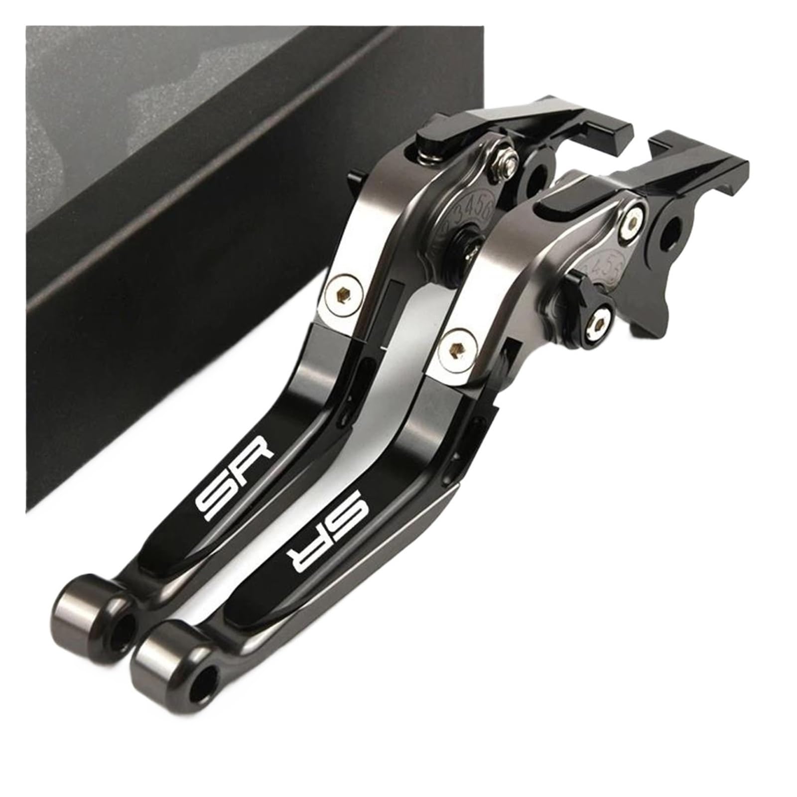 UYFYQECJY for CFMOTO 675SR 675 SR-R 675SS 500SR 2024-2026 for 750 SR-S 750SRS Motocycle Brake Clutch Levers Handle Lever Set Parts(Titanium Black-750SR)
