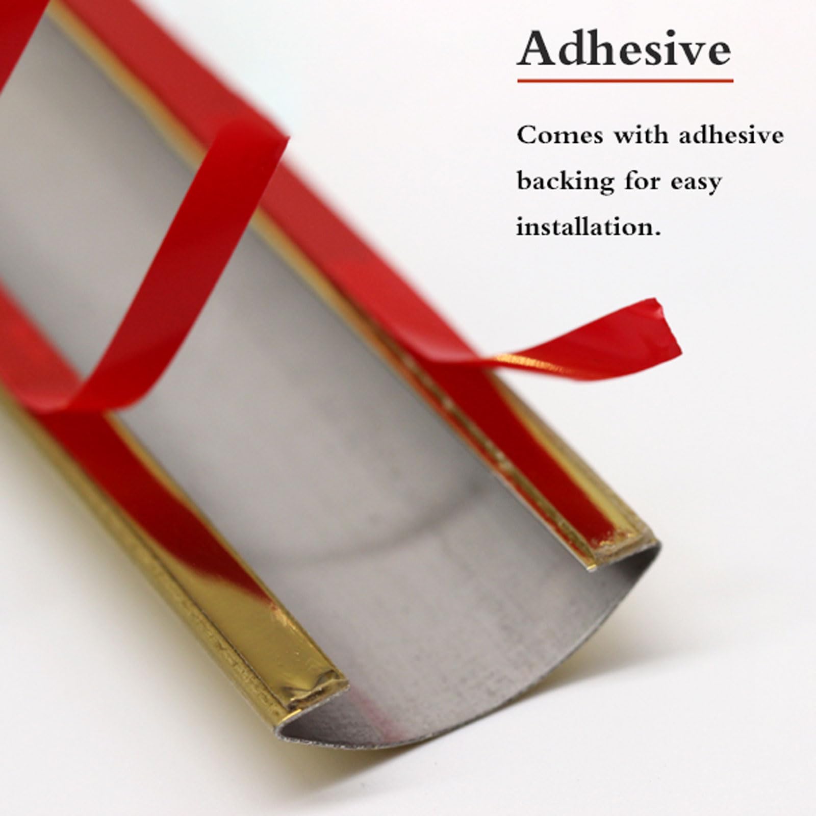Goulottes de cache-câbles en acier inoxydable, paquet de 2, 1 m