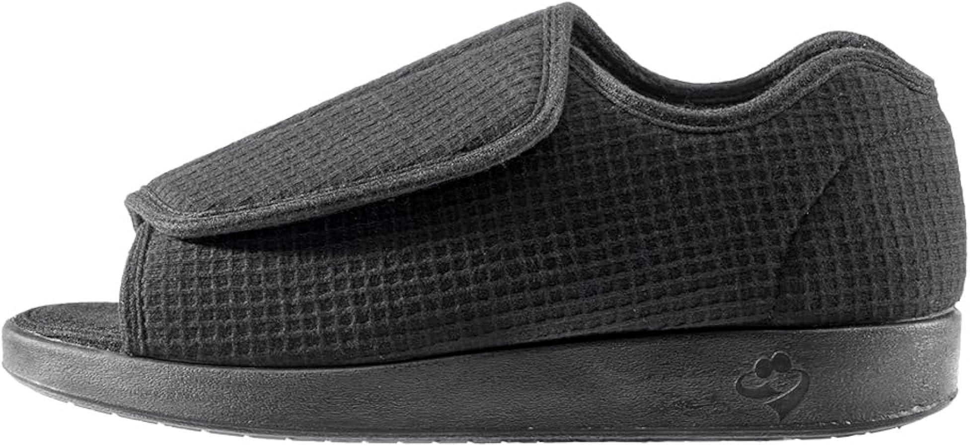 Silverts Men's Extra Wide Open Toe Slipper - Diabetic Indoor