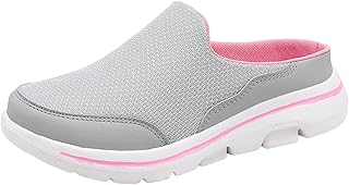 Zapatos de mujer 38 Casual Color sólido con puntera envuelta de malla Flyweave, sandalias transpirables para parejas, zapatos informales grandes, estampado de serpiente para mujer