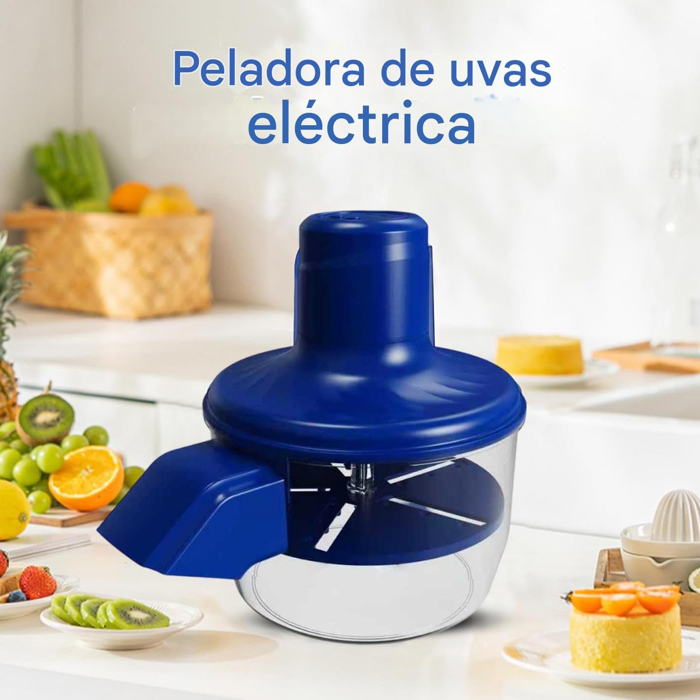 Pelador Automático De Frutas Automática, Rápida, 50 Vatios y Recargable