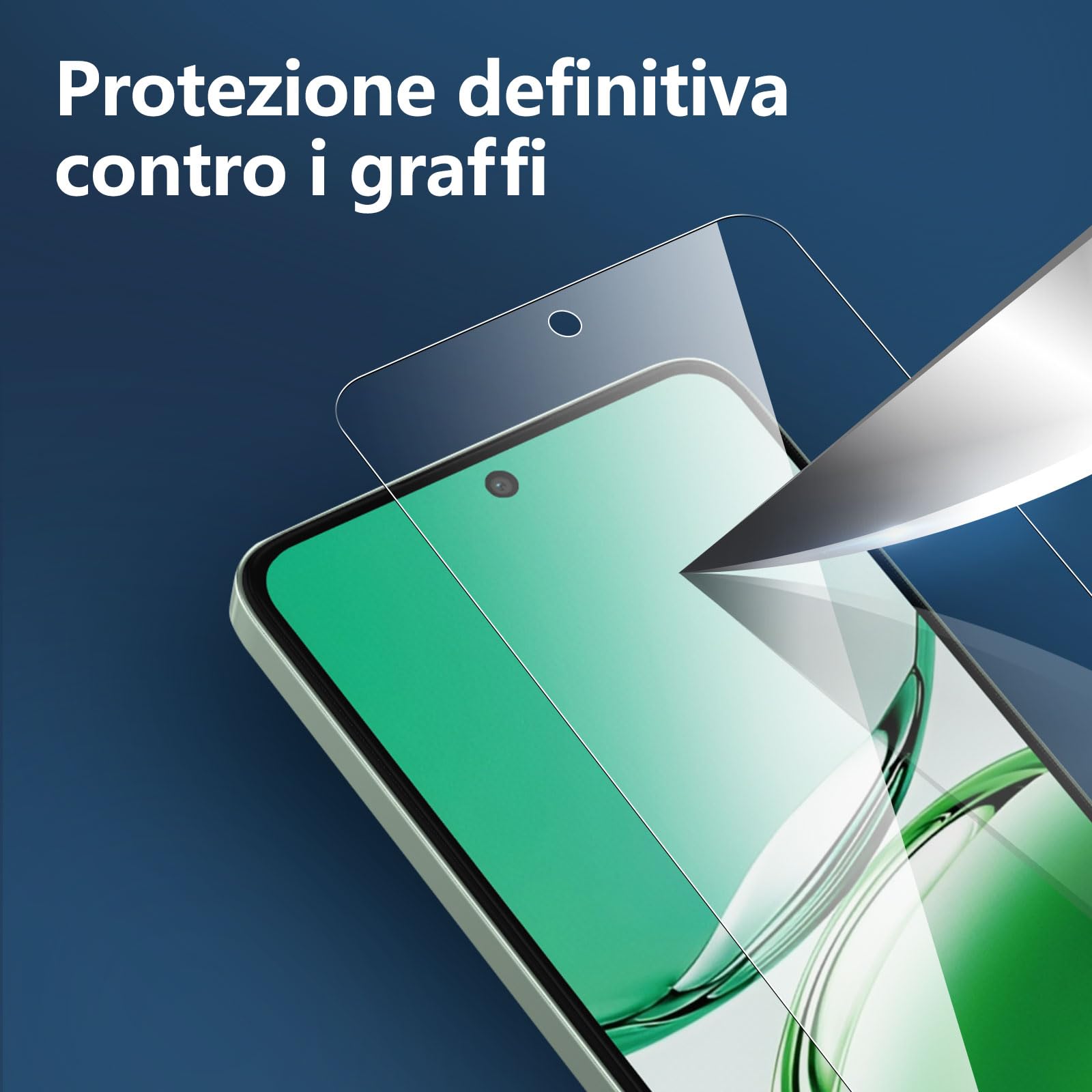 Vetro Temperato Per OPPO Reno 13F/12F | Pellicola 9H Anti-Graffio, Trasparente - Foto 6