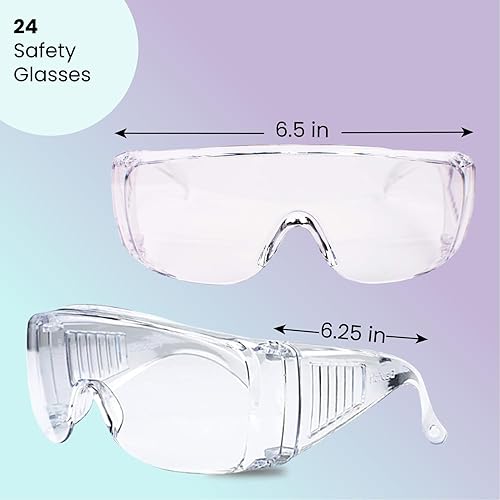 Miniatura 2 de Aqulius OTG - Gafas de seguridad – Lentes de policarbonato a prueba de niebla y antivaho – Gafas de seguridad de bajo perfil sobre gafas y