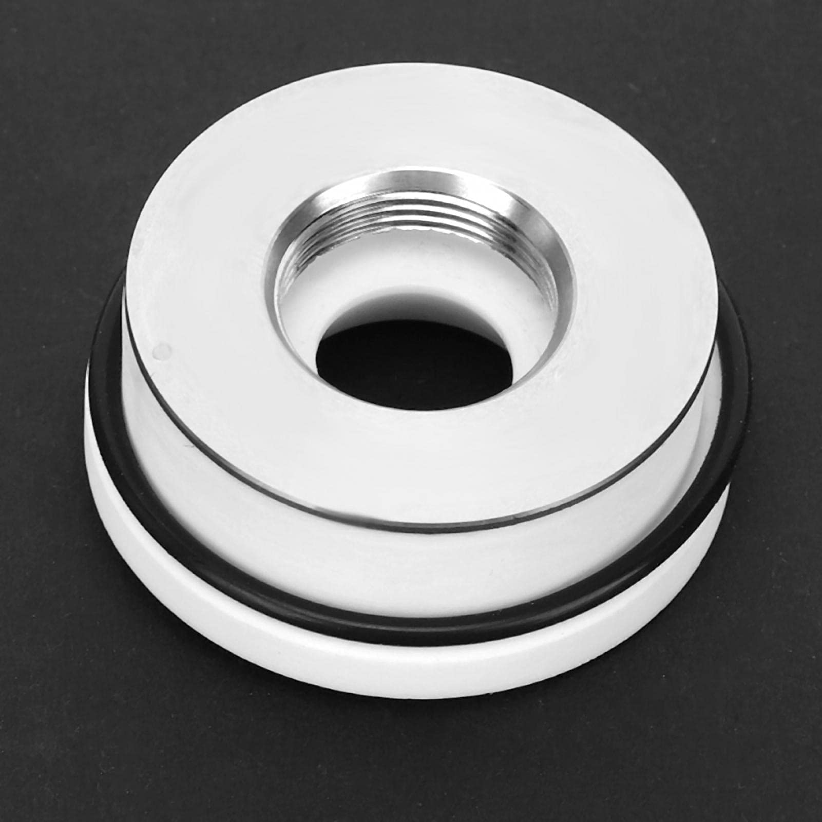 Boquilla láser Anillo de cerámica, fibra láser Anillo de cerámica Hilo M11 de alta sensibilidad para cabezal de corte láser S/L(L(diameter 32mm))
