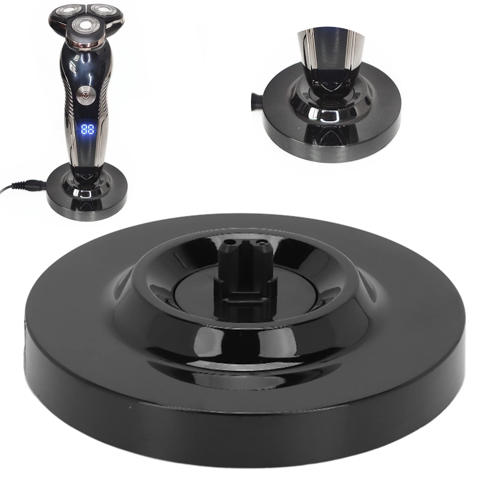 Electric Hair Trimmer Charging Stand, Black ABS Electric Hair Clippers Charging Station Anti Fall, Deep Design