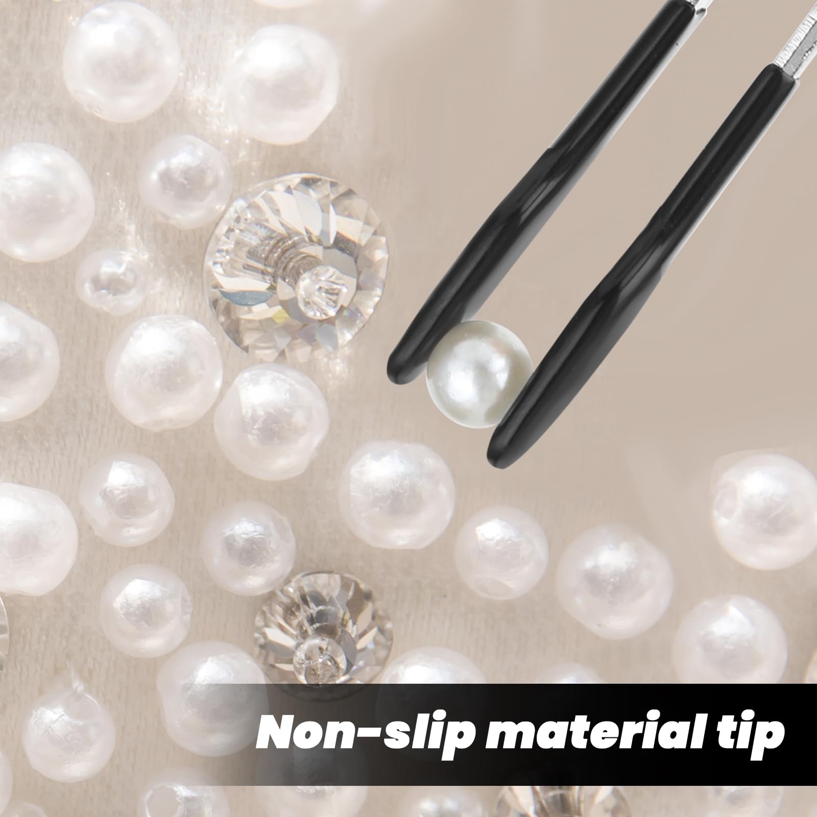 Amabro 2 Pinzette Modellismo,Pinzette Di Precisione,Pinzette Con Punte In Gomma Pinzette In Acciaio Inox Con Punta Piatta In Gomma Pvc Piatte Antiscivolo Per Laboratori Gioielli Francobolli Monete