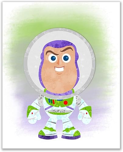 Miniatura 3 de Toy Story - Juego de 2 impresiones de bebé (8 x 10 pulgadas) Baby Woody y Buzz Lightyear para decoración de pared