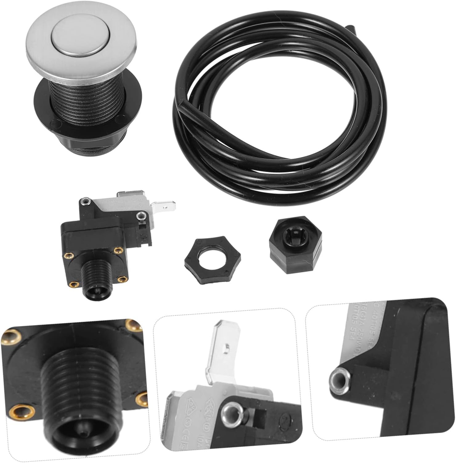 Uonlytech 3sets Air for Food Garbage Disposal and Bathtub and Easy Installation Includes Complete Accessories for