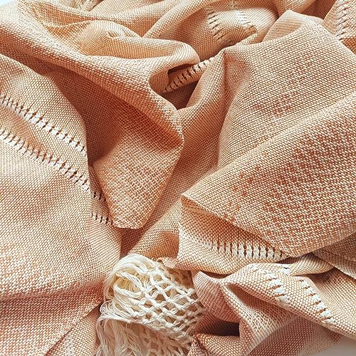 Baby Trapoz Mexican Rebozo Scarf, Shawl w/articela detail, Ideal for Natural Birth, Doula Massage, 98.5", Capuchino4