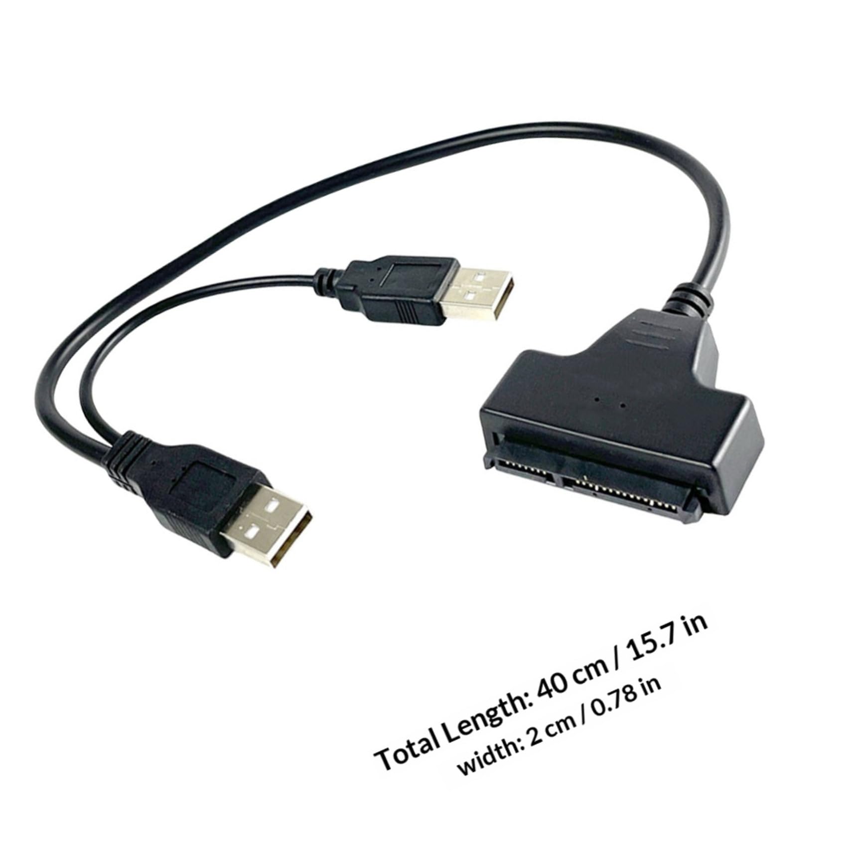 Mikikit 6pezzi Usb Per Hard Disk Adattatore Alimentato Usb Per Backup e Trasferimento Compatibile Hard Disk e