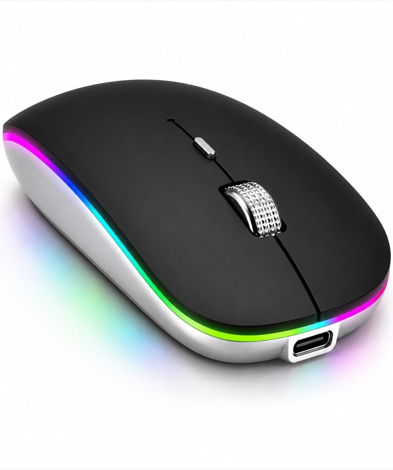 Offbeat Dash Dual Bluetooth 5.1+5.0 & 2.4Ghz Wireless, Type-C Rechargeable Silent Click Mouse, Triple Device connectivity Windows, Mac, iOS, Android-image-28