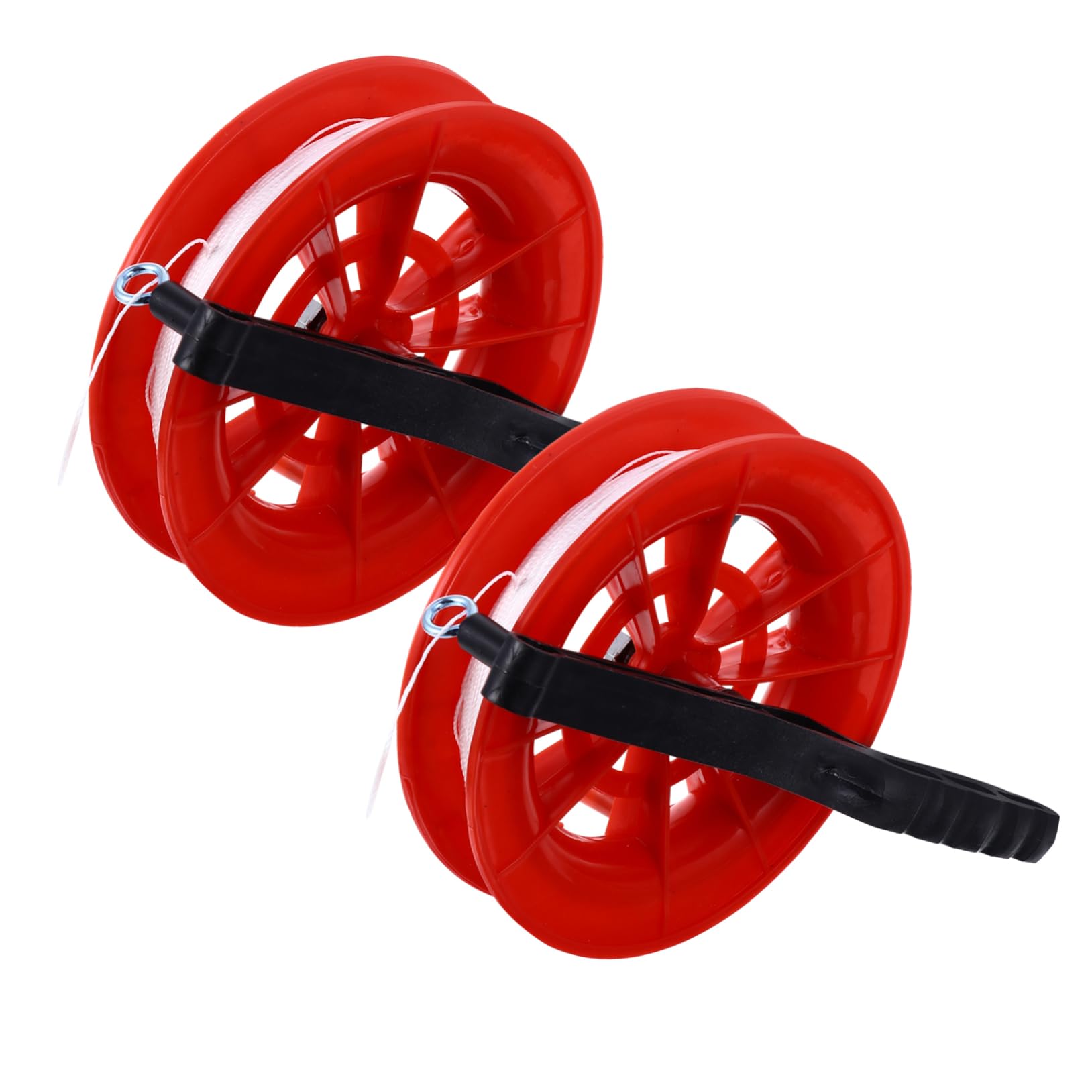 Kisangel 2Pcs Winder Tool Ergonomic Hand Wheel Wheel String for Flying for Beginners Essential Kite Flying Kit