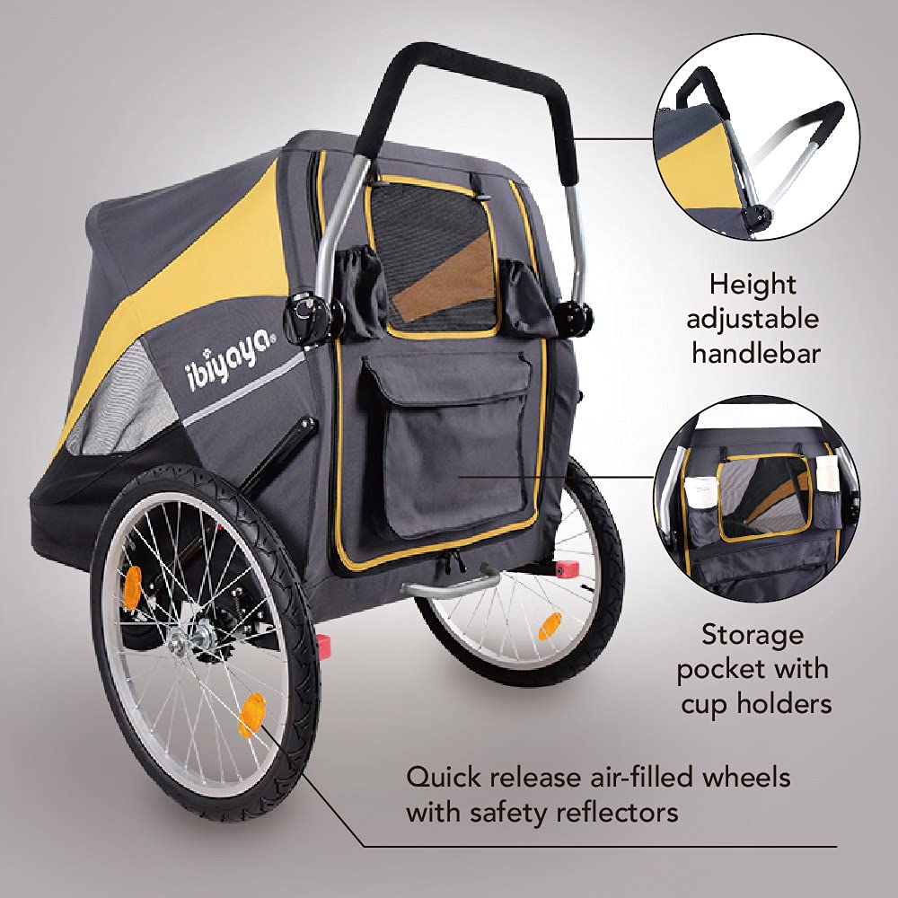 【美品】ibiyaya イビヤヤ　ペットカート　３輪　折りたたみ　耐荷重20kg Amazon | イビヤヤ 耐荷重50kgまでの大型3輪ペットカート