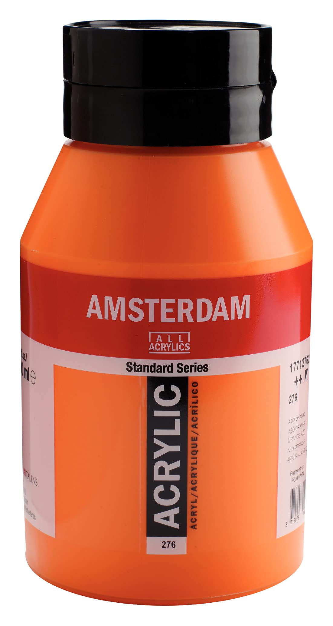 Amsterdam Standard Series Acrylic Jar 1000ml Azo Orange 276 (17712762)