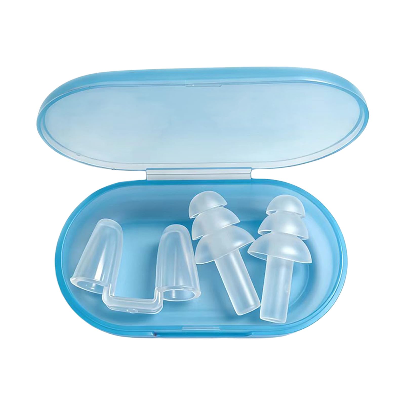 Hkfgdjdl Swimming Nose Clip Comfortable Silicone Swim Waterproof Pool Nose Plug with Storage Box Easy to Use