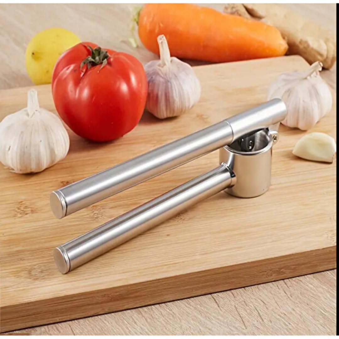 Sarımsak Ezici Presi GARLIC PRESS Sarımsak Kesici,Sarımsak Ezici,Sağlam Paslanmaz Çelik Saplı,Pratik Kaliteli Malzeme