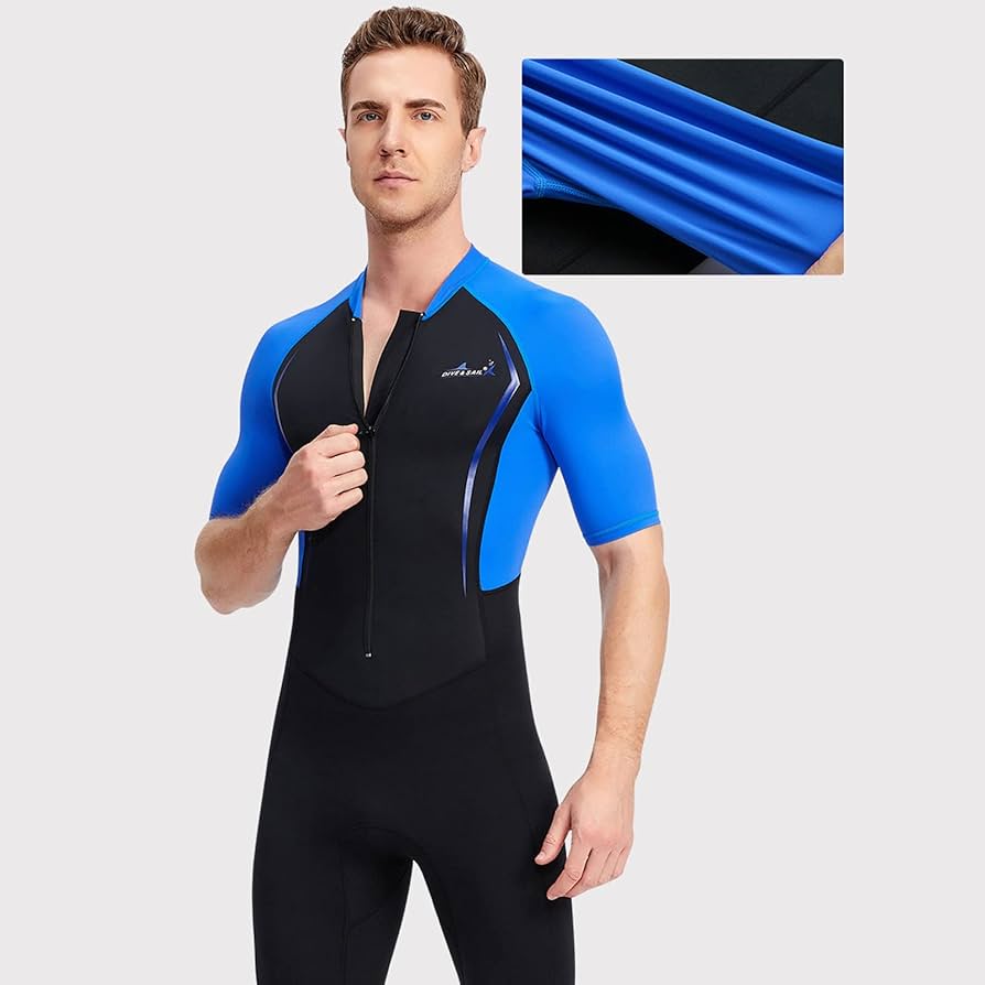 Amazon.co.jp: メンズ ショーティー ウェットスーツ ジップ