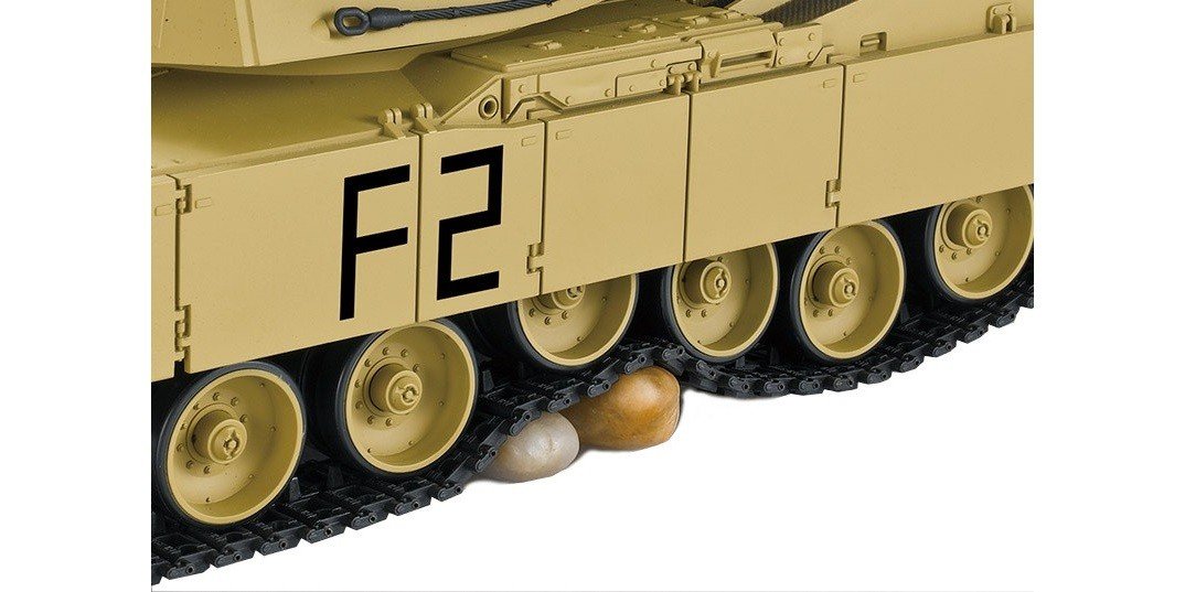 ES-TOYS RC Tank M1 A2 Abrams 1: 16 HENG LONG SMOKE & SOUND + Metal