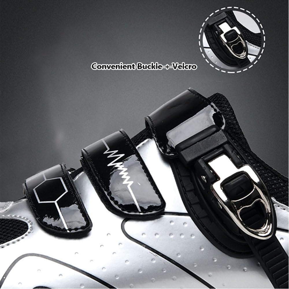 Hixingo Scarpe da Ciclismo Uomo Strada,Scarpe da Mountain Bike per Bici da Strada,Scarpe MTB Donna Road SPD Scarpe da Ciclismo da Bici Spin -569