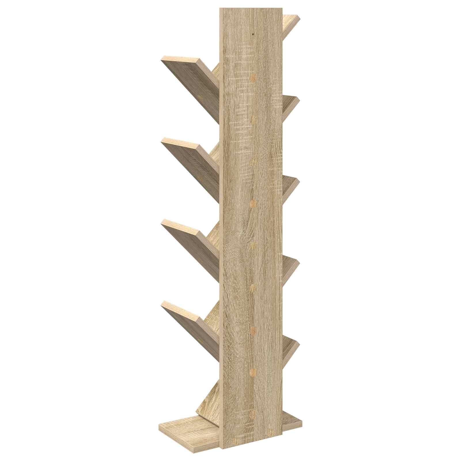 Scaffale a 6 ripiani, in legno, 30 x 18 x 100 cm, per soggiorno, camera da letto, ufficio, cameretta dei bambini, salvaspazio, stabile, versatile, decorazione, organizzatore, scaffale