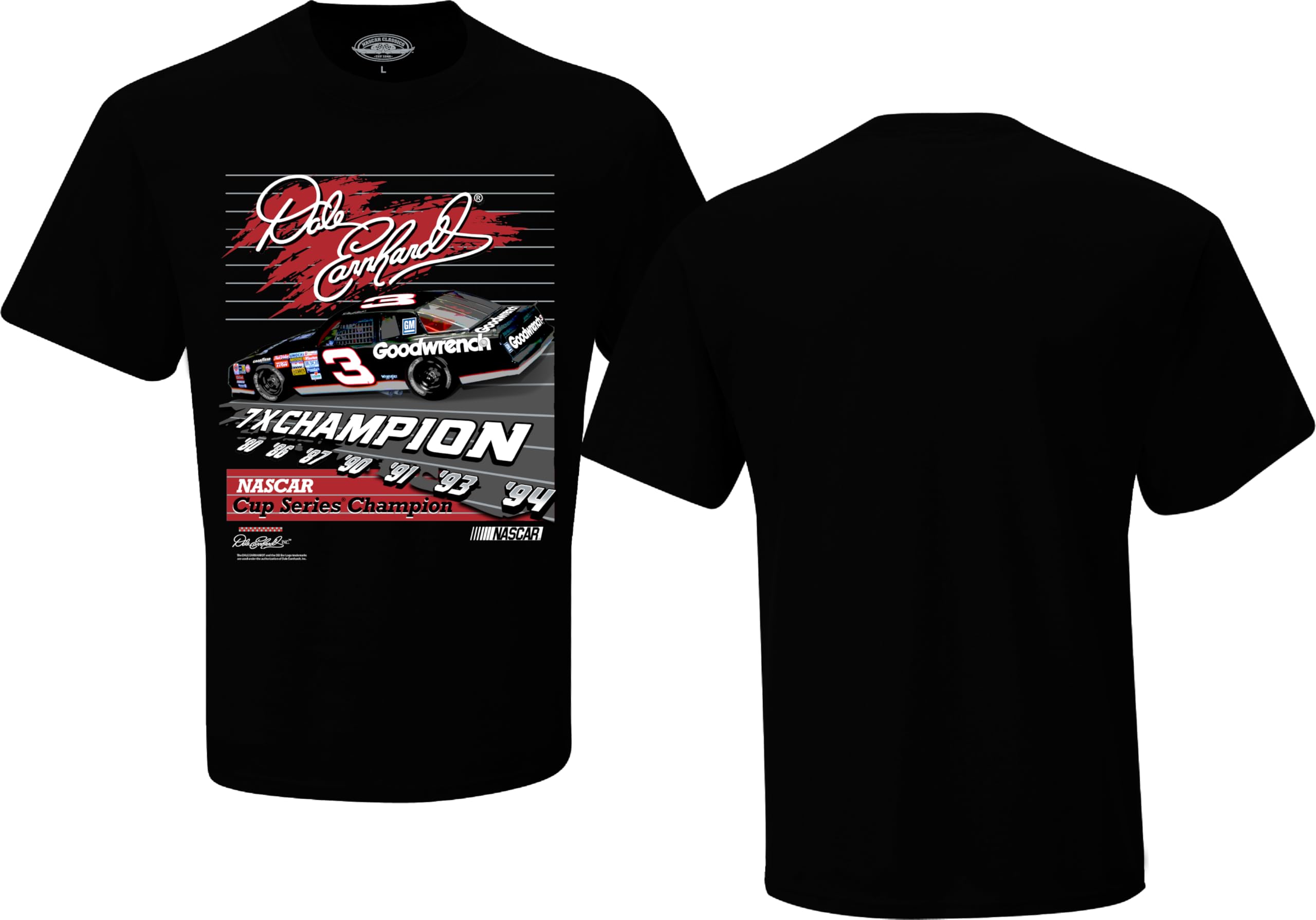 Checkered Flag Sports Adult Dale Earnhardt 7X Champion Short Sleeve T-Shirt
