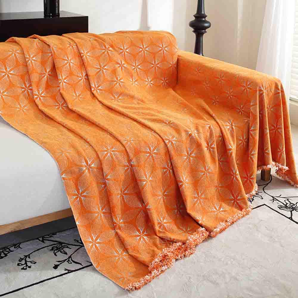 Jeté De Canapé Grande Taille, Plaid Antidérapant Chien XXL, Chenille Couverture Housse Lavable (#390, 180x340cm)