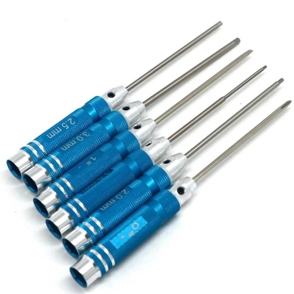 12 in 1 kit di strumenti di riparazione del modello RC per auto droni ed elicotteri con cacciaviti esagons Phillips piatti e esadecimale con vassoio