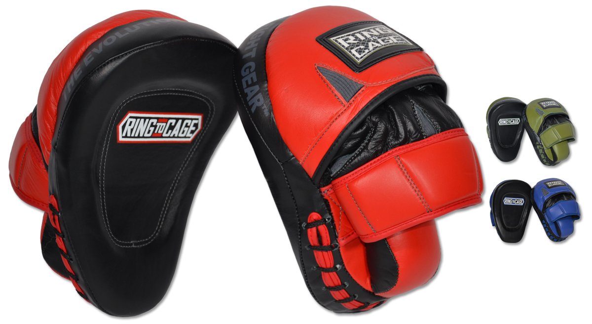 Ultima Leather Punch Mitts 3 Colors (Red)