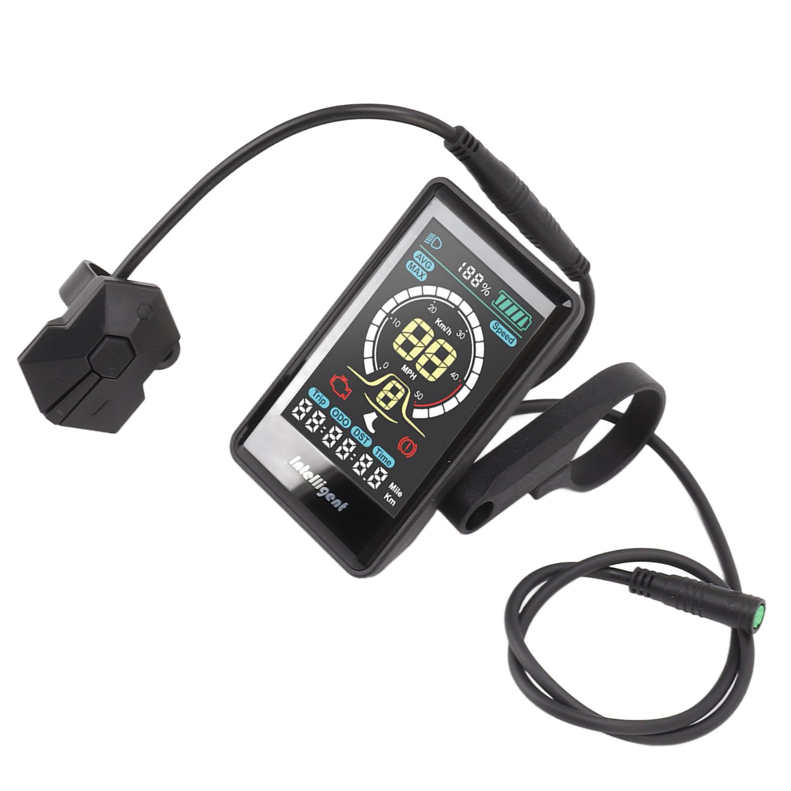 Display LCD Universale Per Bici Elettriche E Scooter - 5 Pin 24V/36V/48V/60V - Impermeabile - Foto 3