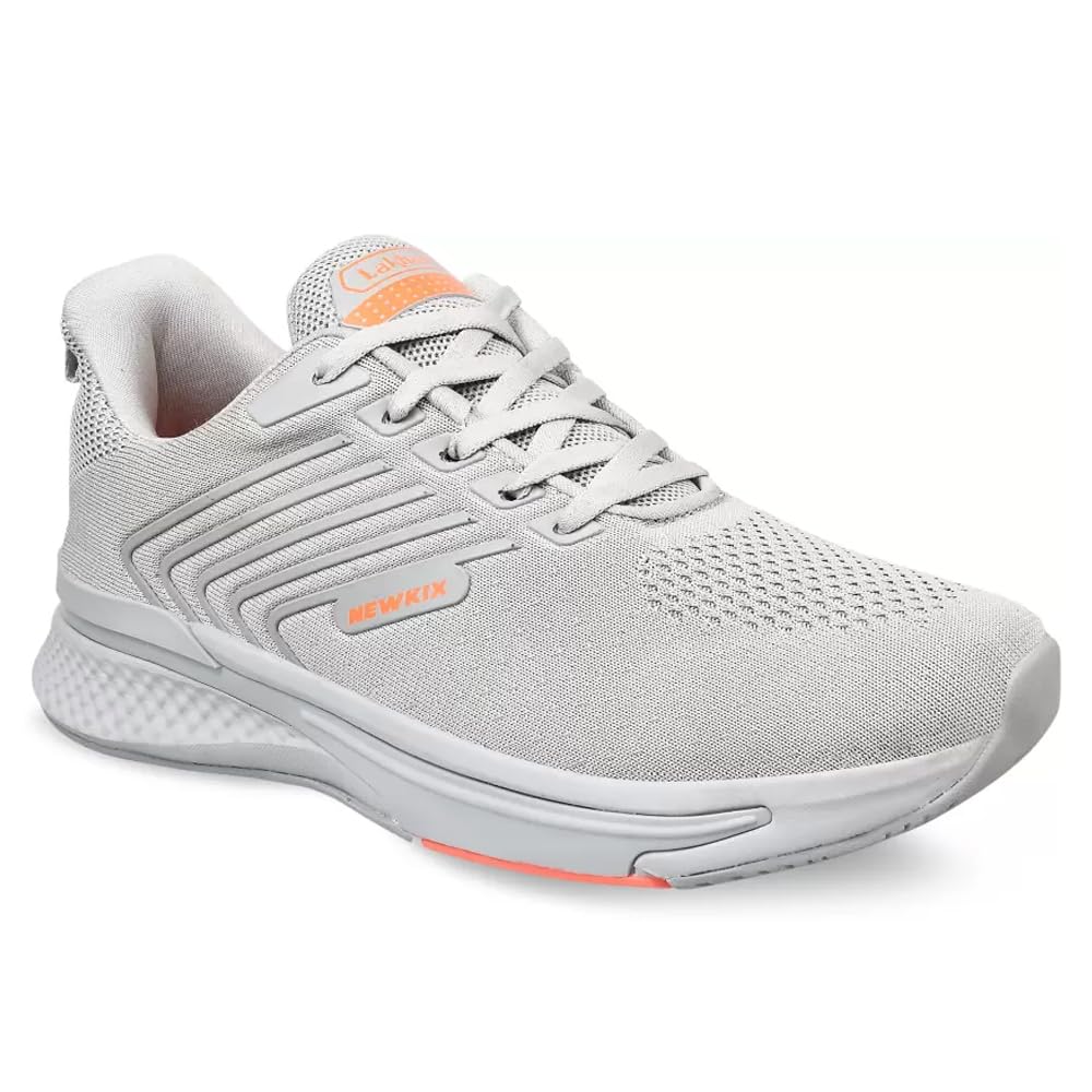 Lakhani Mesh Breathable Upper Comfortable Grey Color Running/Casual Sneakers/Lightweight Walking Gym Shoes for Men (B0CNZYDSHL) Amazon Price History, Amazon Price Tracker