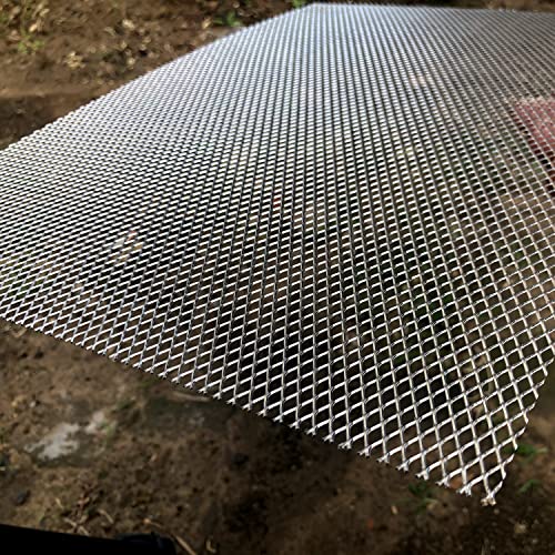 FengYoo Streckmetall Edelstahl Wabengitter 2er-Pack 405mm X305mm Drahtgitter |Dicke 0.8mm Öffnung 4x8mm Rhombus|Drahtgewebe Edelstahl | Metallgitter | Drahtgitter