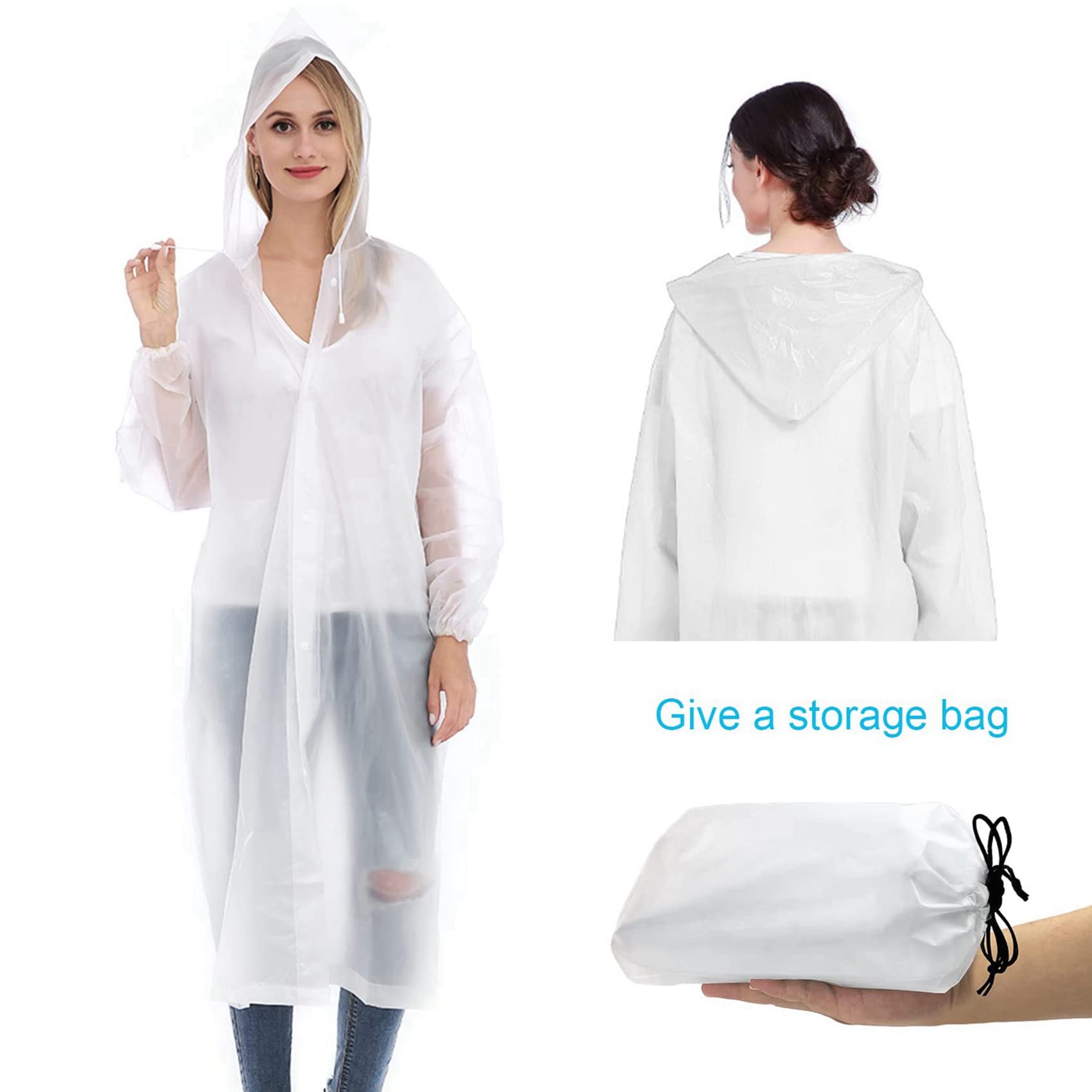 Poncho Antipioggia Riutilizzabile Ultraleggero