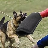 Dog Bite Sleeve, Dog Training Sleeves Arm Protection for Training Large Dogs, Professional for Puppy Work Dog Biting Playing Tugging Toy Dog Training Large Dogs Dog Training arm bite Sleeve（Black ）